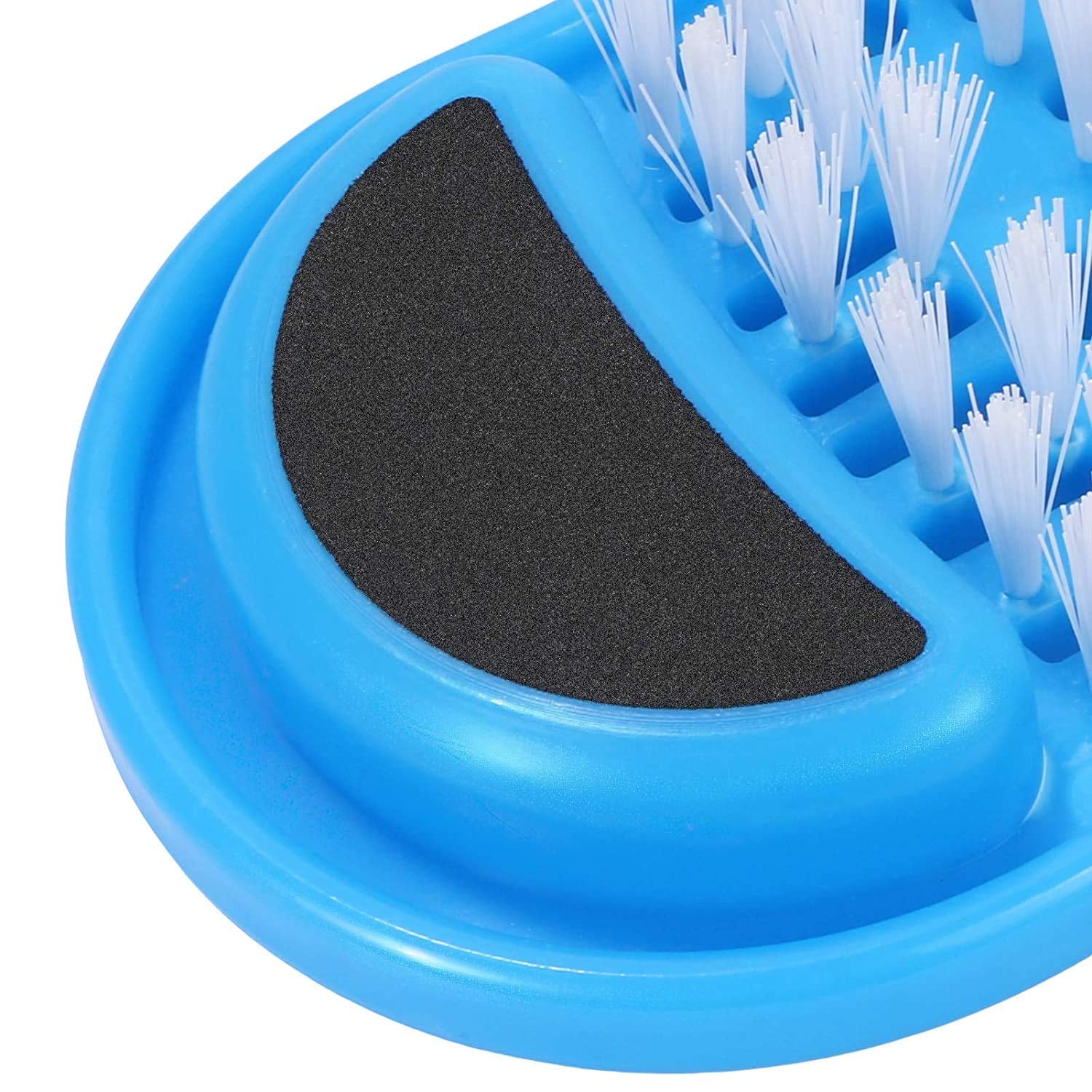 Magic Shower Foot Scrubber - Universal Unisex Feet Cleaner with Exfoliating Bristles for All Sizes