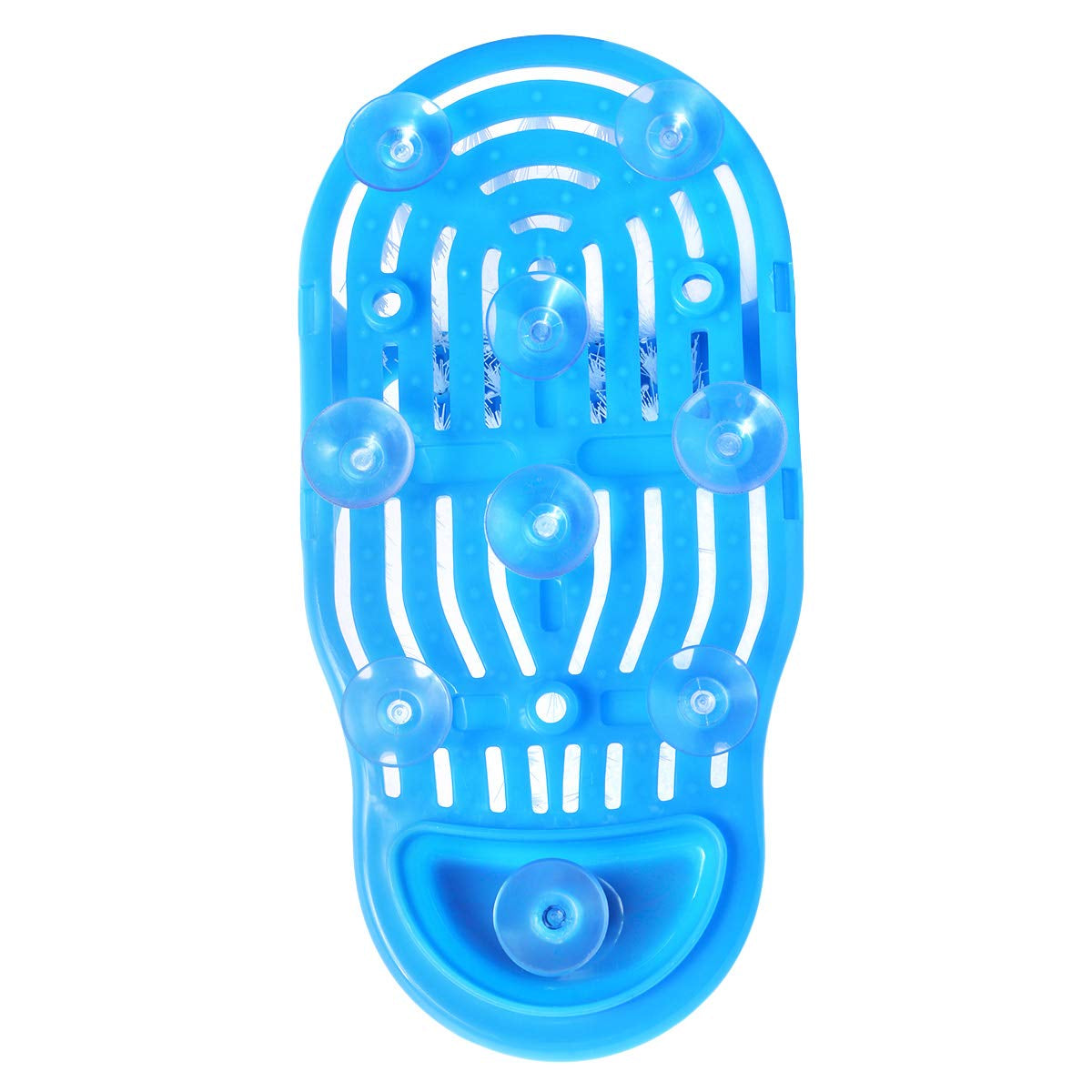 Magic Shower Foot Scrubber - Universal Unisex Feet Cleaner with Exfoliating Bristles for All Sizes