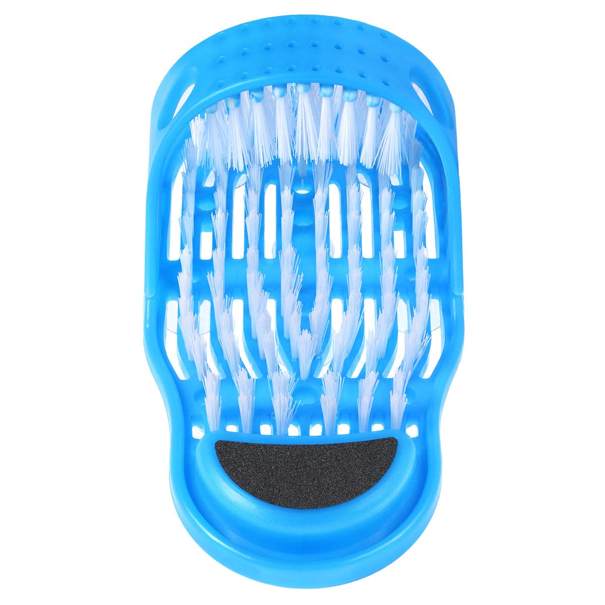 Magic Shower Foot Scrubber - Universal Unisex Feet Cleaner with Exfoliating Bristles for All Sizes